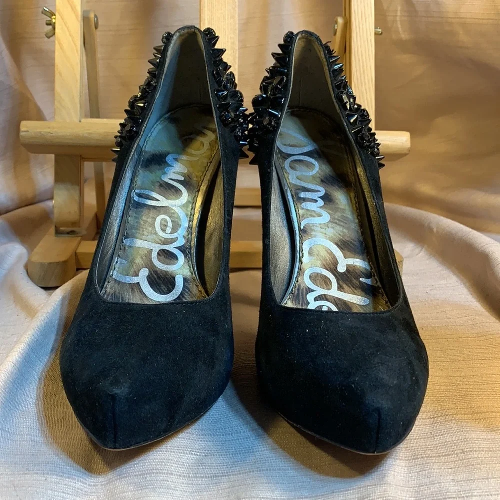 Sam Edelman almost NEW leather studded heels